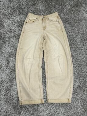 Urban Outfitters Beige Wide Leg Jeans
